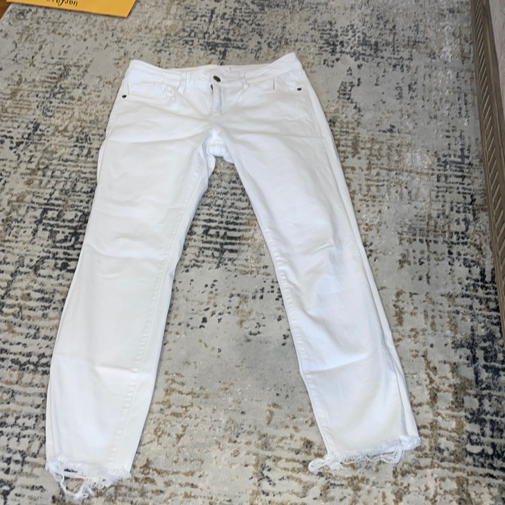 Size 28 White Hidden Jeans